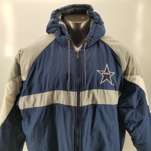Vintage Dallas Cowboys NFL Gameday By Turbo Sportswear MenPuffer Jacket Size XL - Picture 5 of 11